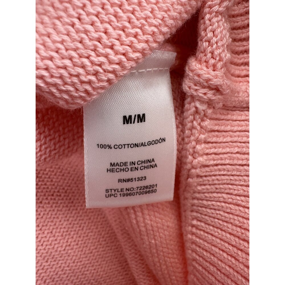 Vince Camuto Pink Bunny Crewneck Sweater Size M - Picture 5 of 11